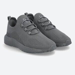 Deer Stags Boys Gray Bungee Lace Sneaker Size 3 NWT